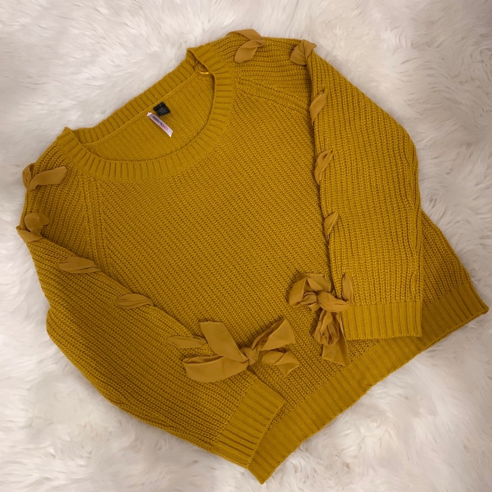 Mustard Knitted Sweater
